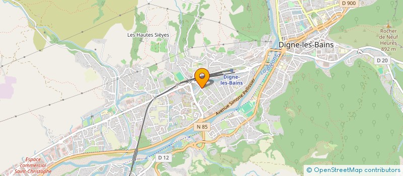 localisation de l'entreprise MADAME PATRICIA DANIEL à DIGNE-LES-BAINS