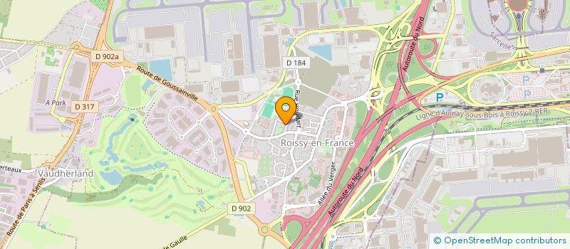 localisation de l'entreprise MADAME PATRICIA DANIEL  ROISSY-EN-FRANCE