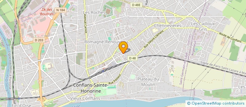 localisation de l'entreprise MADAME PATRICIA DAPON  CONFLANS-SAINTE-HONORINE