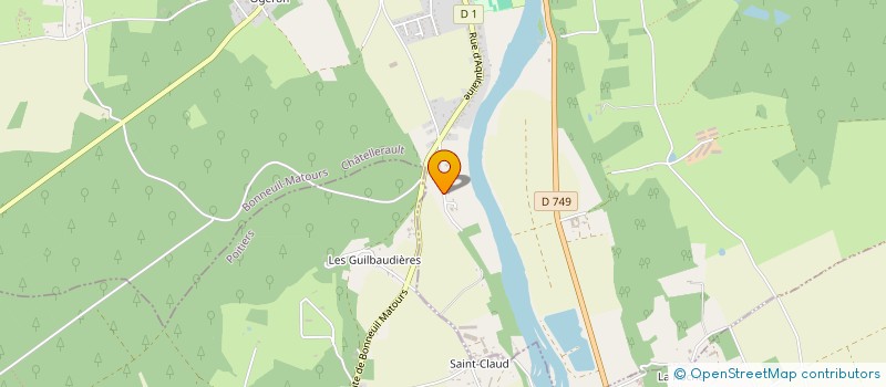 localisation de l'entreprise MADAME PATRICIA DARD  BONNEUIL-MATOURS