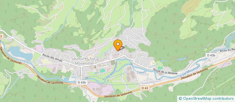 localisation de l'entreprise MADAME PATRICIA DAVERIO  SAULXURES-SUR-MOSELOTTE