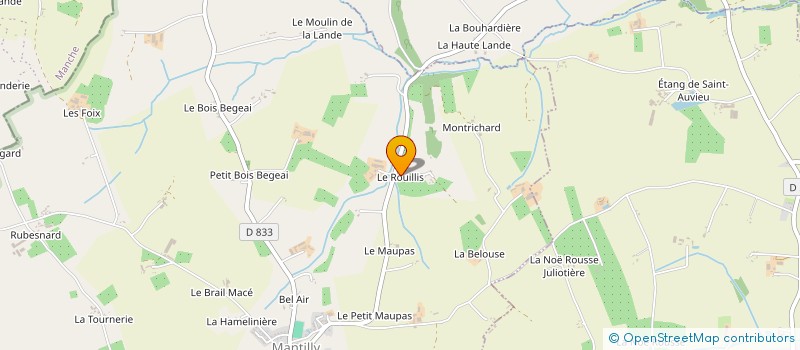 localisation de l'entreprise MADAME PATRICIA DAVEY à MANTILLY
