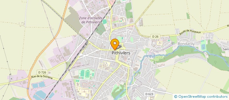 localisation de l'entreprise MADAME PATRICIA DE BEAUCHEF DE SERVIGNY à PITHIVIERS