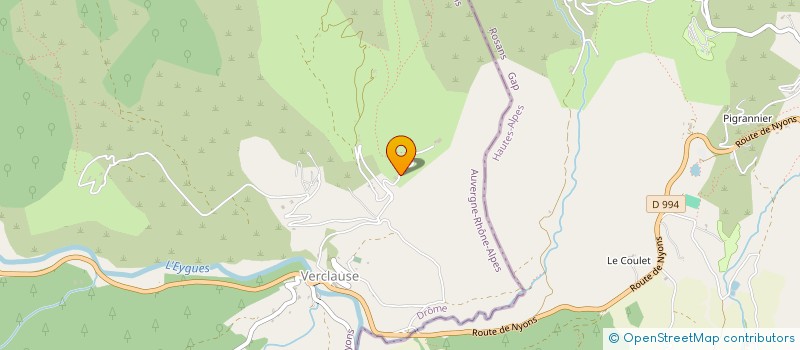 localisation de l'entreprise MADAME PATRICIA DE CACHELEU  VERCLAUSE