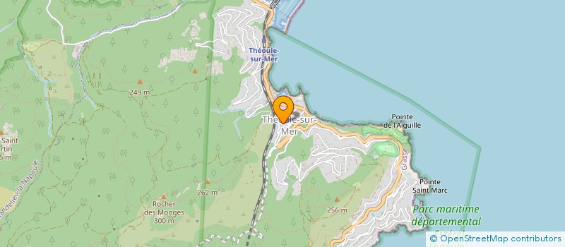 localisation de l'entreprise MADAME PATRICIA DE SOUSA  THEOULE-SUR-MER