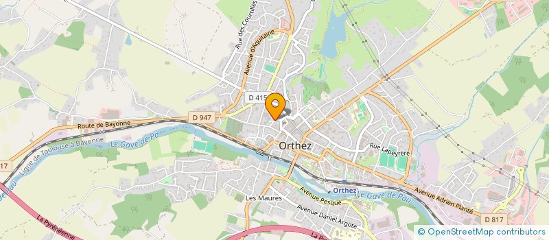 localisation de l'entreprise MADAME PATRICIA DE SOUZA  ORTHEZ