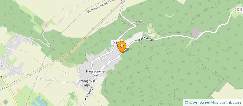 localisation de l'entreprise MADAME PATRICIA DEBACKER  NOTRE-DAME-DE-L'ISLE