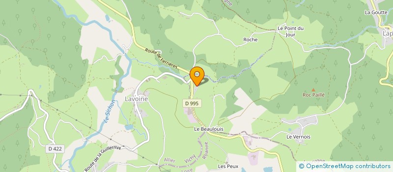 localisation de l'entreprise MADAME PATRICIA DEBATISSE  LAPRUGNE