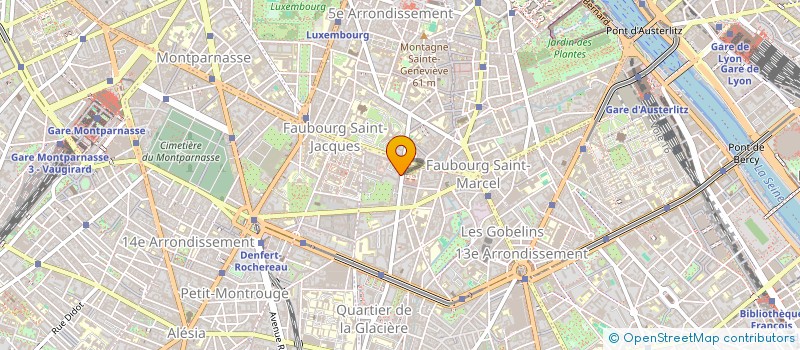 localisation de l'entreprise MADAME PATRICIA DEBRESNE  PARIS