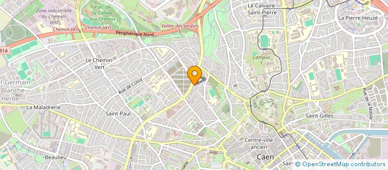 localisation de l'entreprise MADAME PATRICIA DEBRIE à CAEN