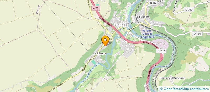 localisation de l'entreprise MADAME PATRICIA DECHAVANNE  COUDES