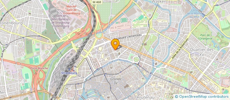 localisation de l'entreprise MADAME PATRICIA DECKER à STRASBOURG