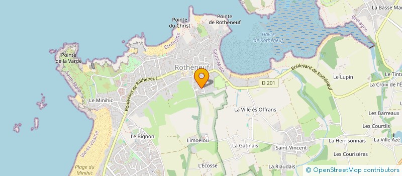 localisation de l'entreprise MADAME PATRICIA DECKER  SAINT-MALO