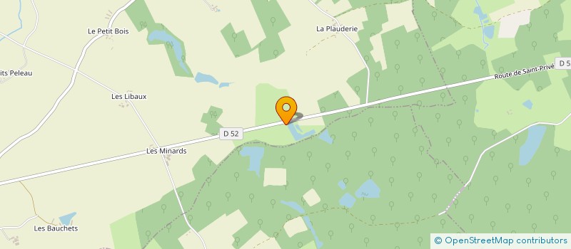 localisation de l'entreprise MADAME PATRICIA DECLERCQ  SAINT-PRIVE