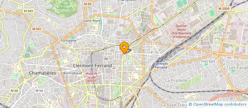 localisation de l'entreprise MADAME PATRICIA DEFAYE  CLERMONT-FERRAND