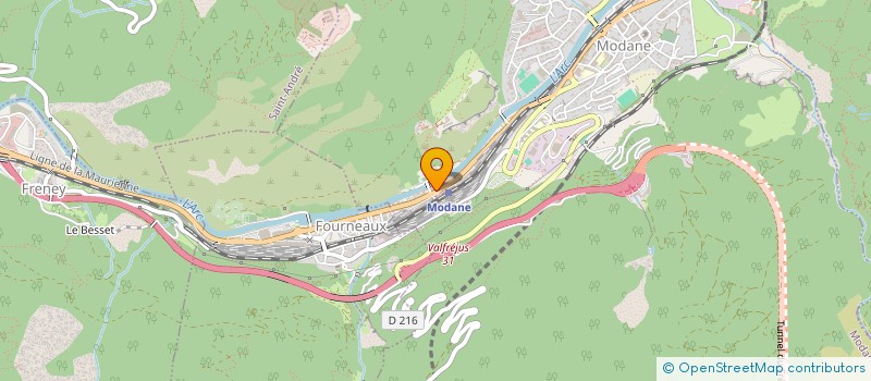 localisation de l'entreprise MADAME PATRICIA DEGLI ESPOSTI à MODANE