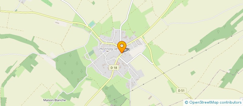 localisation de l'entreprise MADAME PATRICIA DEJARDIN  HORNOY-LE-BOURG