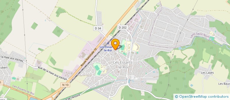 localisation de l'entreprise MADAME PATRICIA DELAVISSE  LES ESSARTS-LE-ROI