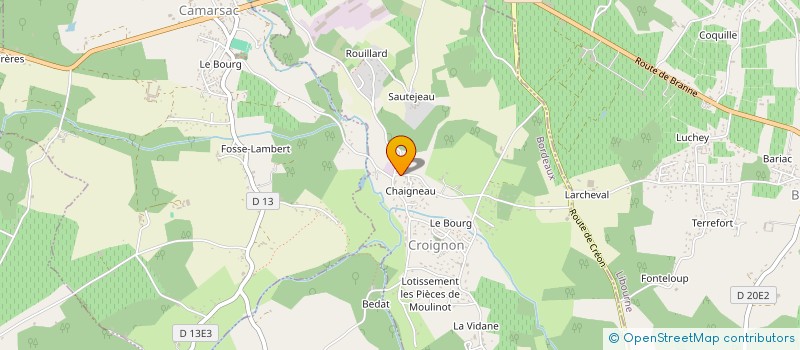 localisation de l'entreprise MADAME PATRICIA DELHOMME  CROIGNON