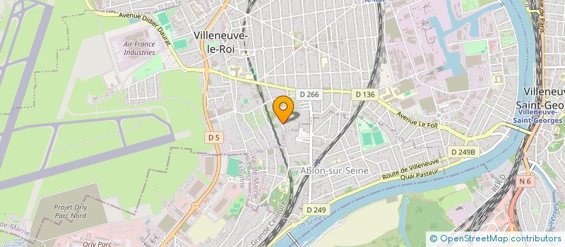 localisation de l'entreprise MADAME PATRICIA DELON  VILLENEUVE-LE-ROI