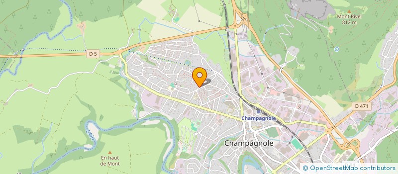 localisation de l'entreprise MADAME PATRICIA DEMOUGEOT  CHAMPAGNOLE