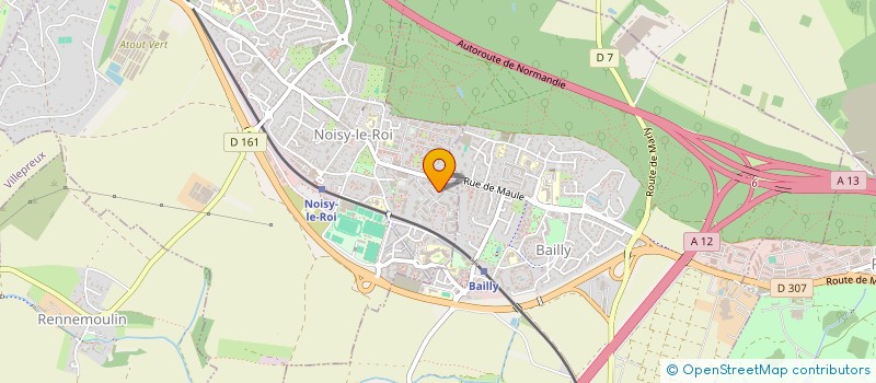 localisation de l'entreprise MADAME PATRICIA DEQUEN  NOISY-LE-ROI