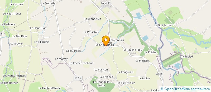 localisation de l'entreprise MADAME PATRICIA DERTHE  SOUGEAL