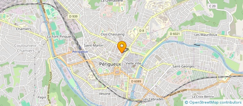 localisation de l'entreprise MADAME PATRICIA DESAGE  PERIGUEUX