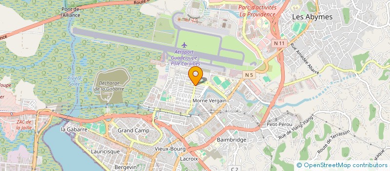 localisation de l'entreprise MADAME PATRICIA DESCHAMPS à LES ABYMES