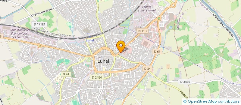 localisation de l'entreprise MADAME PATRICIA DESHONS  LUNEL