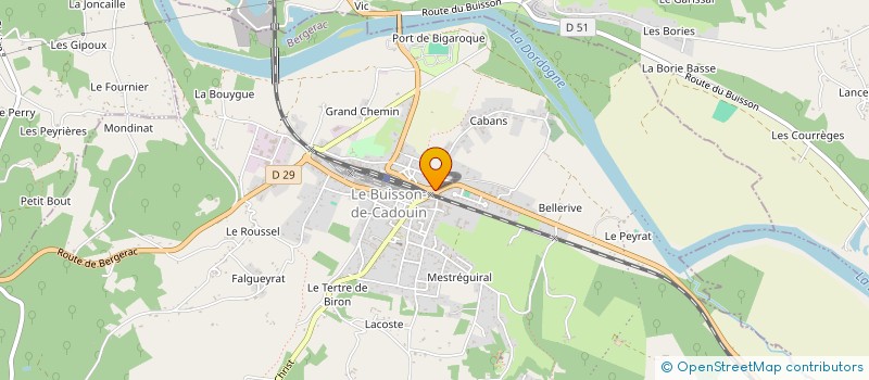 localisation de l'entreprise MADAME PATRICIA DESMARTIN  LE BUISSON-DE-CADOUIN