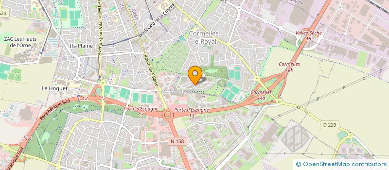 localisation de l'entreprise MADAME PATRICIA DESPLANQUES  CORMELLES-LE-ROYAL