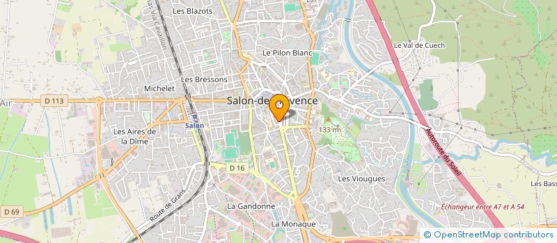 localisation de l'entreprise MADAME PATRICIA DEVALLIERE  SALON-DE-PROVENCE