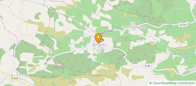 localisation de l'entreprise MADAME PATRICIA DEVIENNE  HOUNOUX