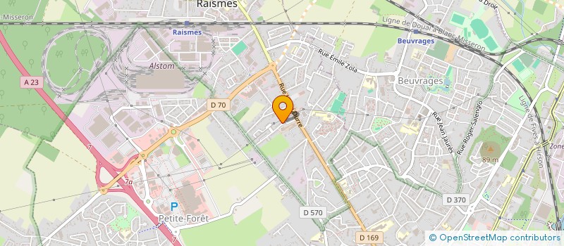 localisation de l'entreprise MADAME PATRICIA DEWASMES  RAISMES