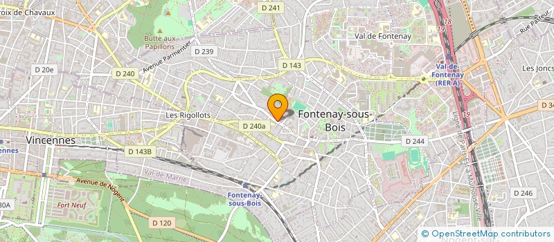 localisation de l'entreprise MADAME PATRICIA DHERIN à FONTENAY-SOUS-BOIS