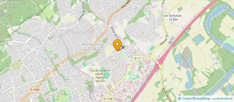 localisation de l'entreprise MADAME PATRICIA DI MARCO  MONTBONNOT-SAINT-MARTIN