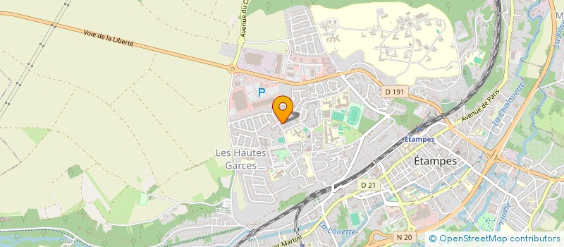 localisation de l'entreprise MADAME PATRICIA DI MARIA  ETAMPES