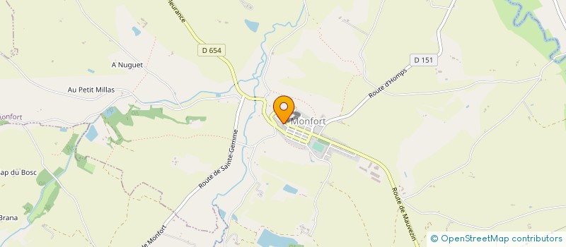 localisation de l'entreprise MADAME PATRICIA DIANA  MONFORT