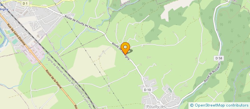 localisation de l'entreprise MADAME PATRICIA DIMITRIADES  POUILLY-LES-FEURS