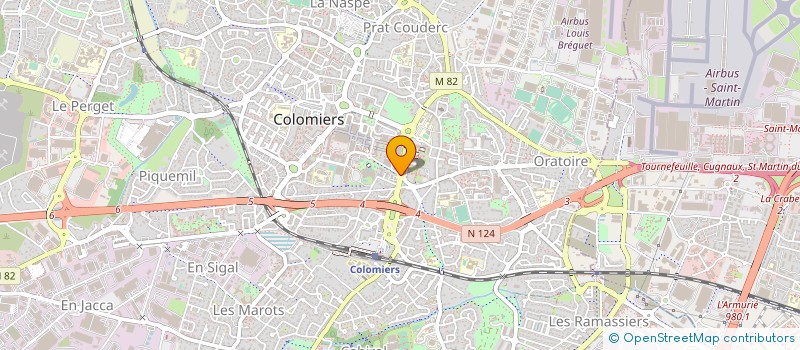 localisation de l'entreprise MADAME PATRICIA DJAHAM à COLOMIERS