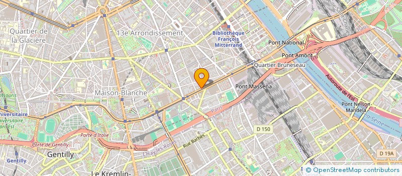 localisation de l'entreprise MADAME PATRICIA DJEBOTAUD  PARIS