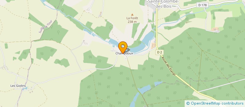 localisation de l'entreprise MADAME PATRICIA DOISNE à SAINTE-COLOMBE-DES-BOIS
