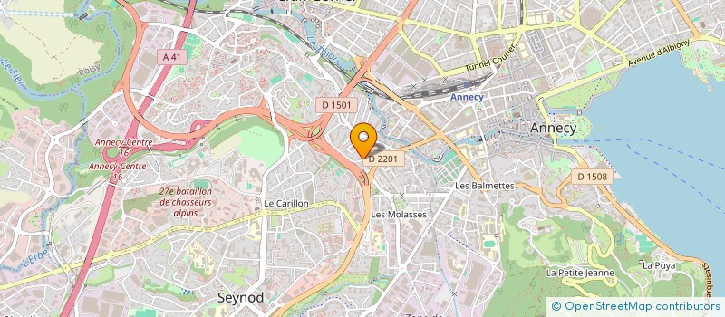 localisation de l'entreprise MADAME PATRICIA DORE  ANNECY