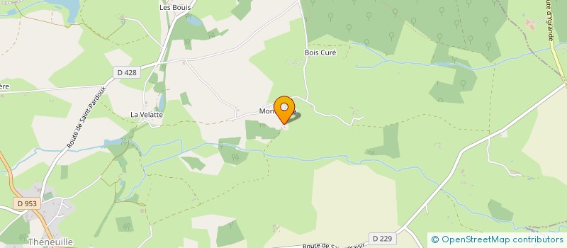 localisation de l'entreprise MADAME PATRICIA DORON  THENEUILLE