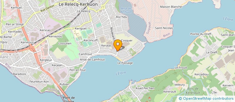 localisation de l'entreprise MADAME PATRICIA DOUGUEDROIT  LE RELECQ-KERHUON