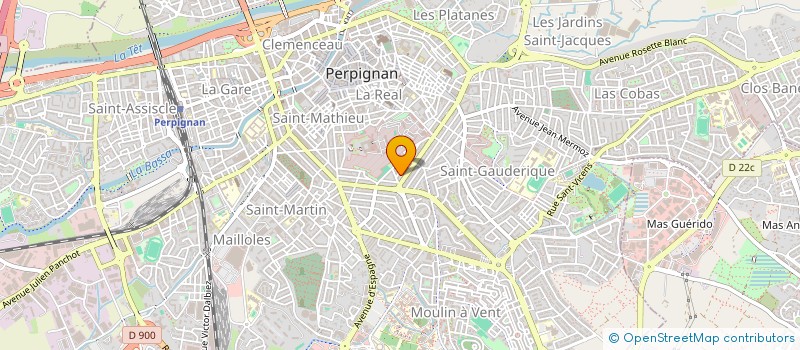 localisation de l'entreprise MADAME PATRICIA DOZORTZ  PERPIGNAN