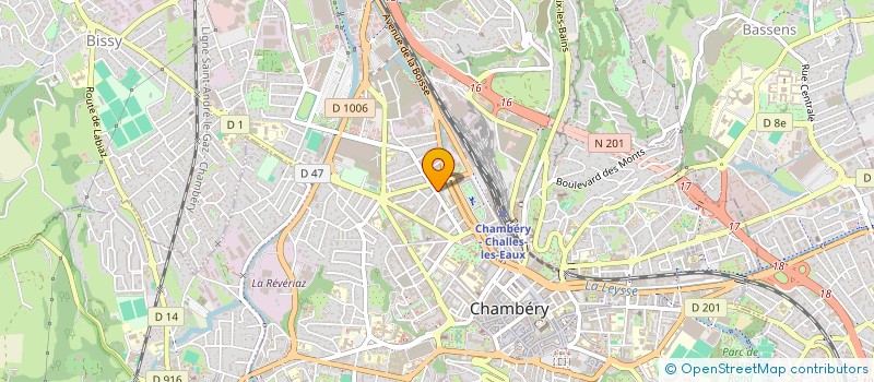 localisation de l'entreprise MADAME PATRICIA DRIANCOURT à CHAMBERY