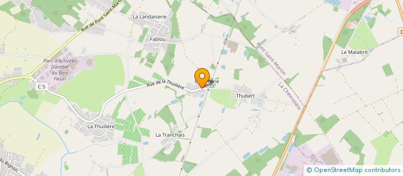 localisation de l'entreprise MADAME PATRICIA DUARTE  LA CHEVROLIERE