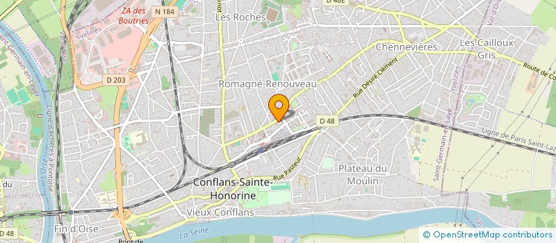 localisation de l'entreprise MADAME PATRICIA DUCHER  CONFLANS-SAINTE-HONORINE